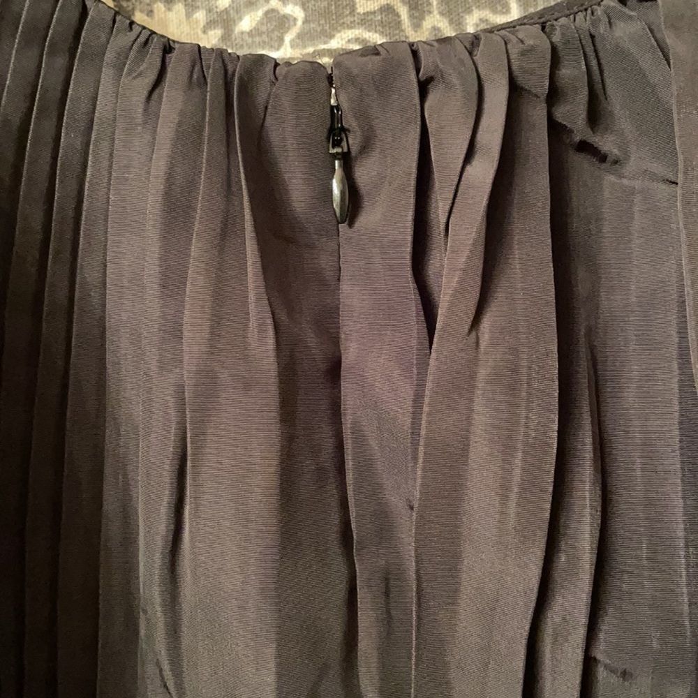 🎉🎉🎉HP🎉🎉🎉Nwt Express Sz SP Black zip back fan cap sleeves - Picture 7 of 9